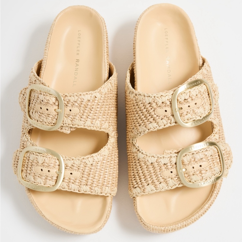 Loeffler Randall Theo Two Band Sandals. Like New! Worn 2x, Size 9!